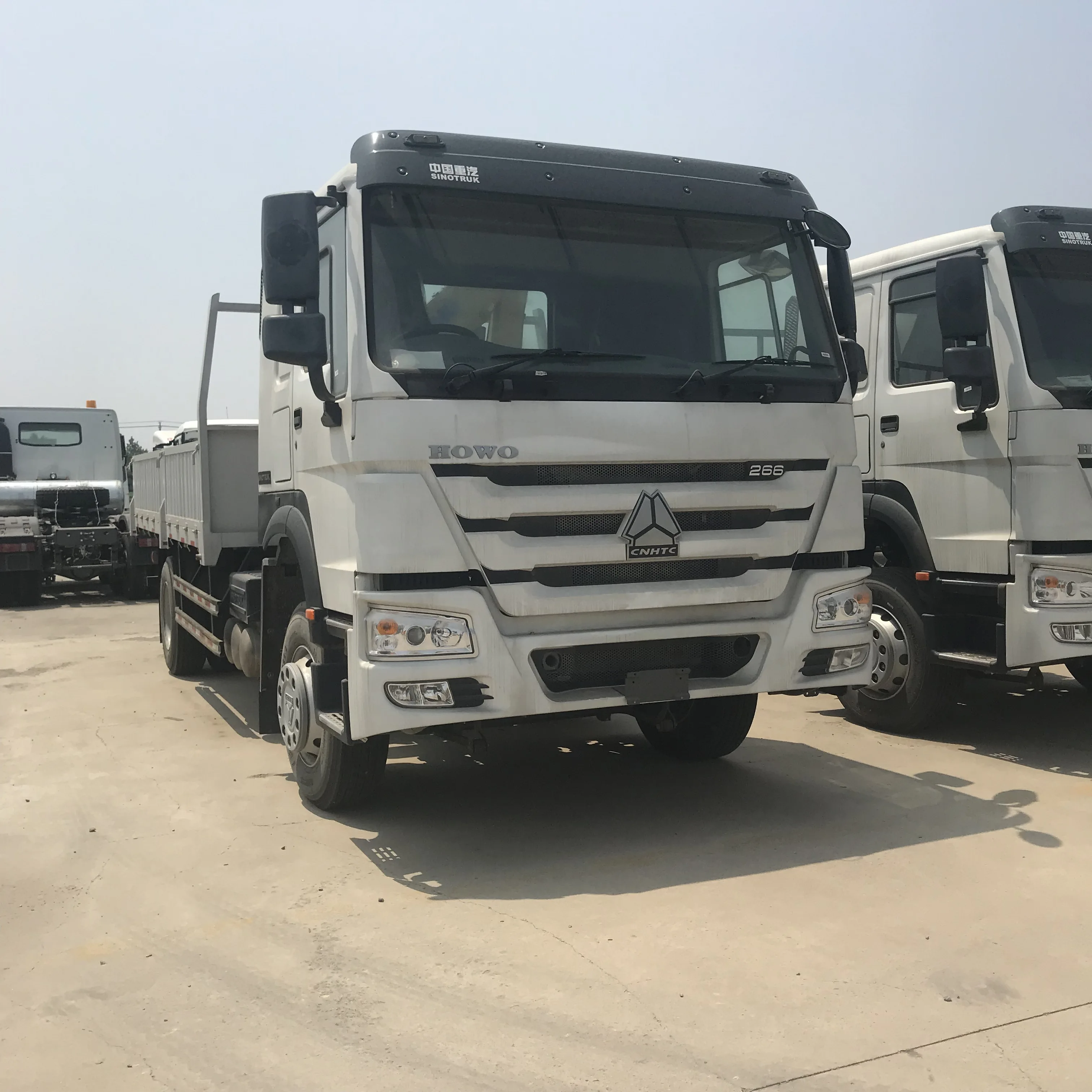 
SINOTRUK HOWO 4x2 Cargo Truck Six Wheels Chassis Mounted Crane Truck 