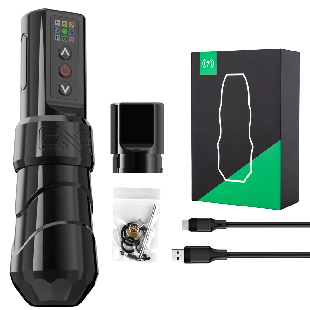 Wholesale Flux Tattoo Machine Liner Shader Powerful Motor High Quality Wireless Tattoo Machine Pen