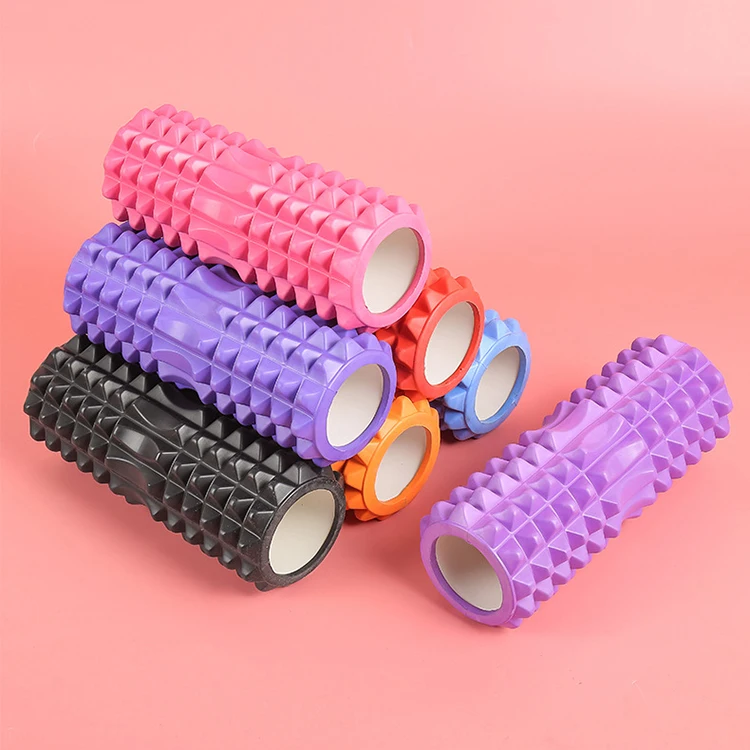 Fitness Massage Yoga Wheel Roller Column Eva Paint Foam Roller