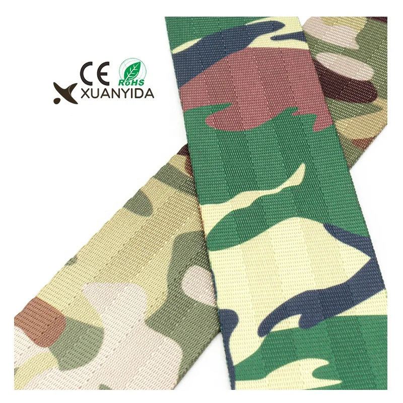 New arrival camouflage pattern racing car seat belts for jeep