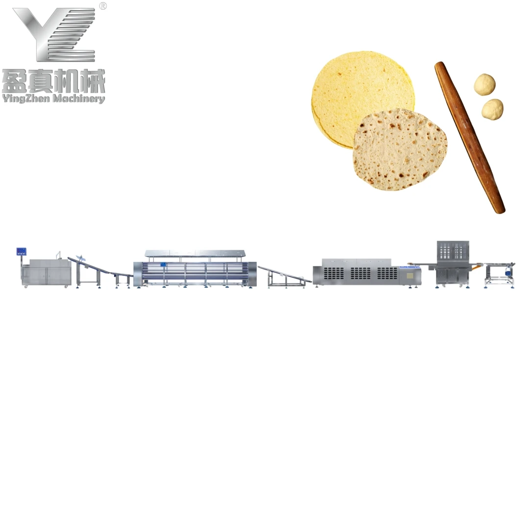 Ying Machinery Full Automatic Industrial Flour Corn Mexican Taco Roti Maker Press Bread Grain Product Tortilla Making Machines