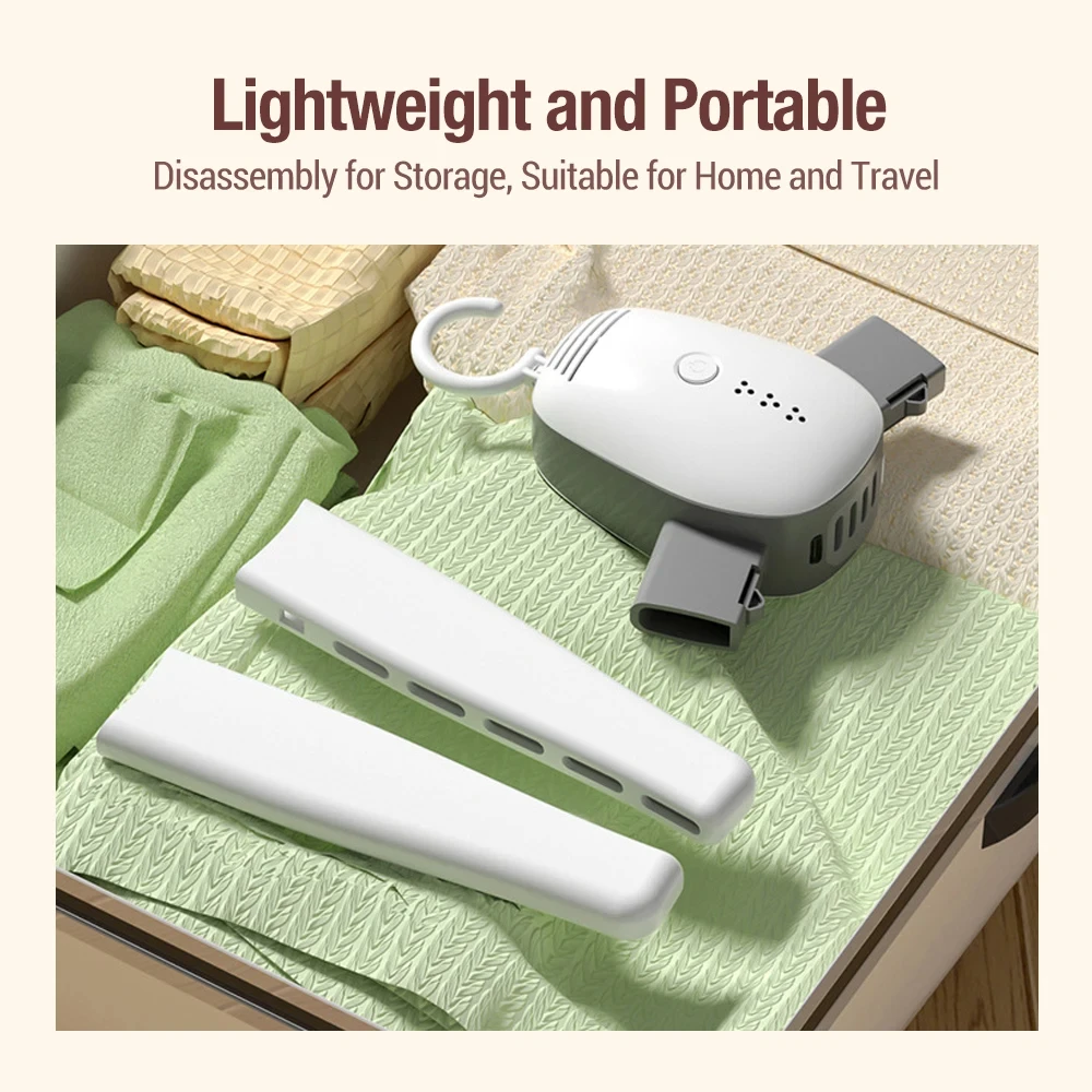 110-220V Smart Portable Clothes Dryer Shoes Clothes Rack Hangers Foldable Laundry Tumble Electric Dryer Machine