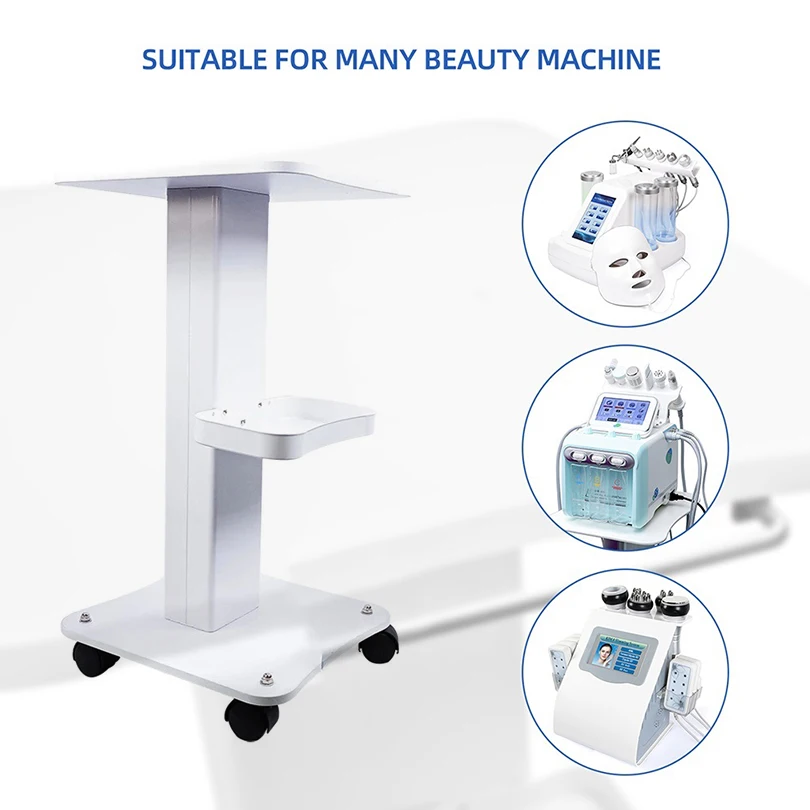 Hair Tray Instrument Storage Equipment Steel Aluminum Mobile Rolling Wheel Stand Cart Beauty Salon Trolley Usa Esthetician Spa