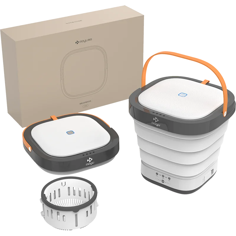 Moyu Fourth Generation Folding Mini Washing Machine Portable Laundry Dehydrated Washing Machine For Baby Clothes Socks Underwear