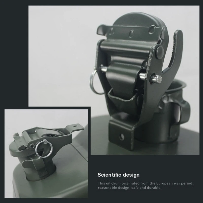 Steel Military Gasoline Fuel Tank Petrol Jerrycan 5 liter Jerry Can