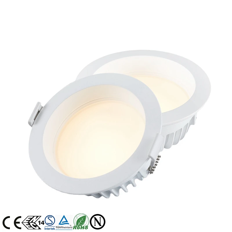 CE ENEC ROHS сертификат 10W 810lm 3000K CRI 80Ra Triac приглушаемый потолочный светильник крепление SMD СВЕТОДИОДНЫЙ встраиваемый