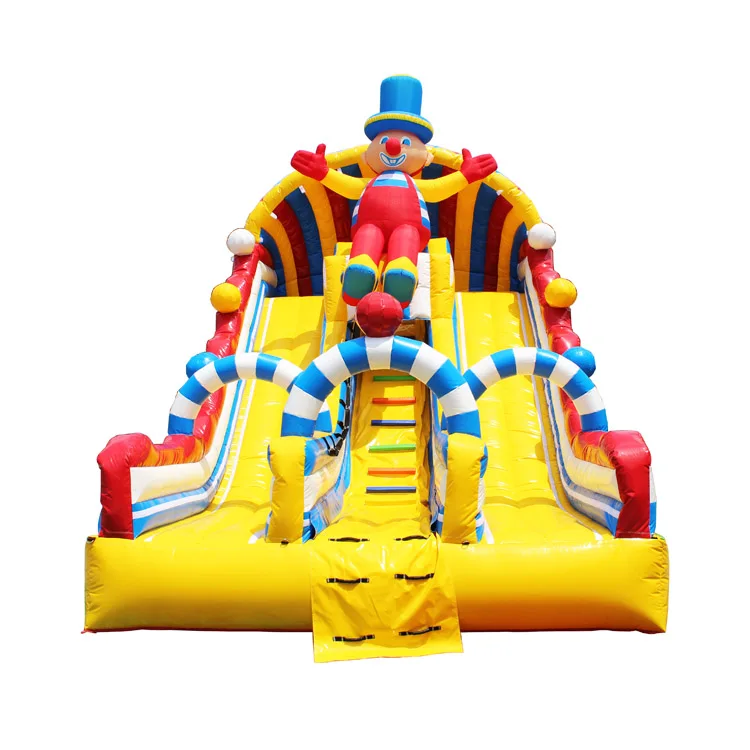 PVC Outdoor Bouncy Inflatable Bounce and Slide Rainbow Inflatable Dry Slide Game for Sale