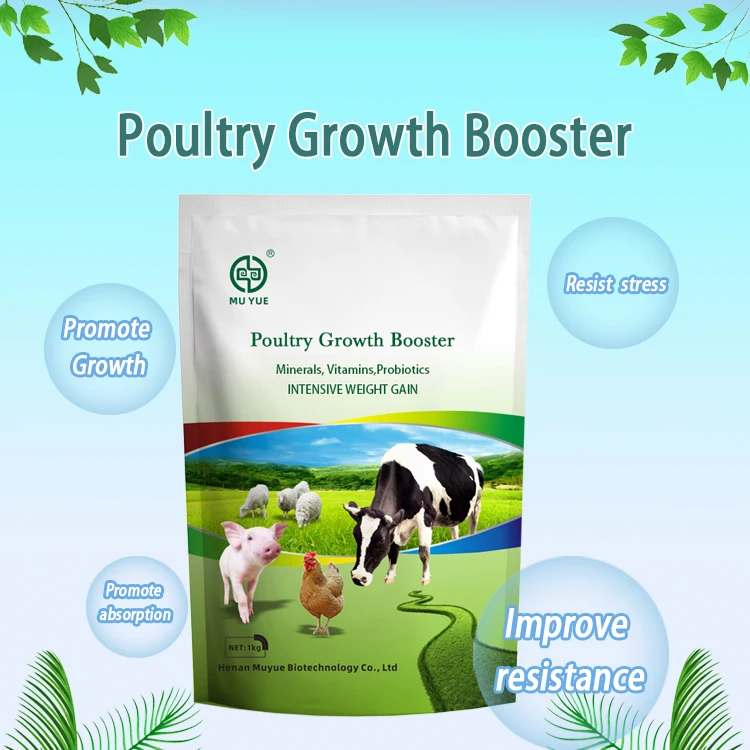 Poultry Duck Fattening Powder Growth Booster Feed Additive for Broiler Poultry