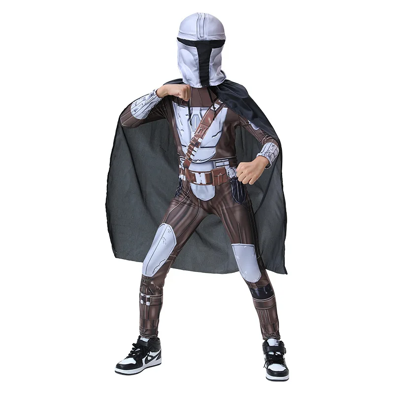 Customize Kids Party Costume TV & Moive Star and Wars The Mandalorian Beskar Armor Cosplay