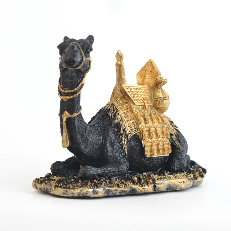 Custom Design Saudi Arabia Alam Qatar Cute Resin Camel Hand Painted Enamel Jewelry Boxes Camel Figurines Souvenirs