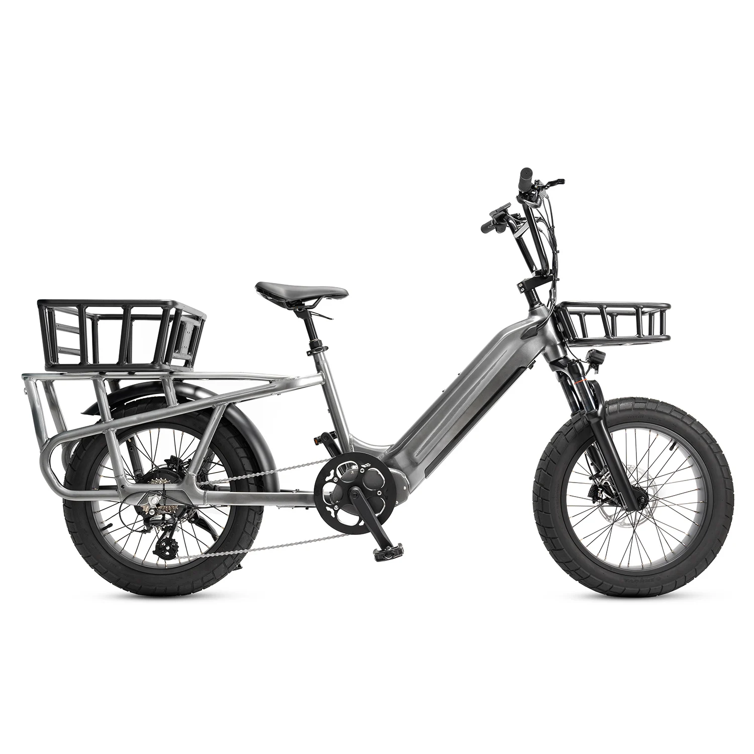Mario 2 Wheels 250w 750w Bafang rear hub motor engine 20inch Fat tire electric  Cargo  bike