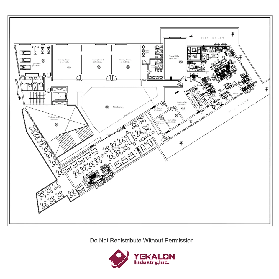 YEKALON Design And One-Stop Supply Service for Hotel Coffee Shop Restaurant Commercial Bar Counter Design