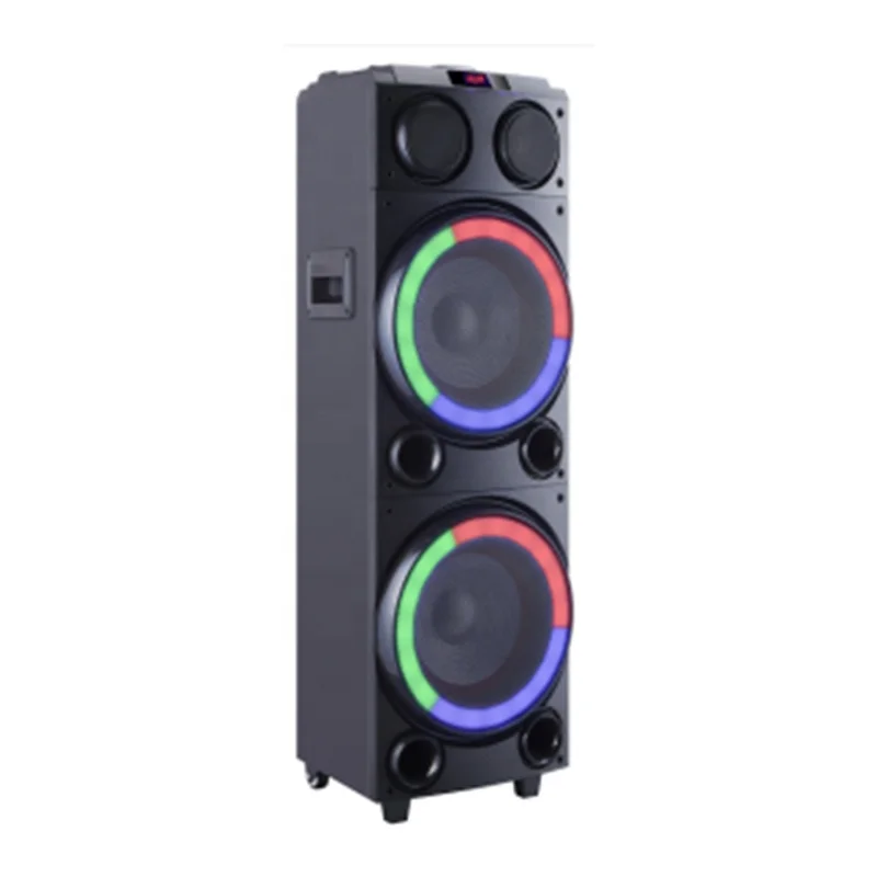 Manufacturer Dual 12 inch party speaker karaoke portable trolley speaker