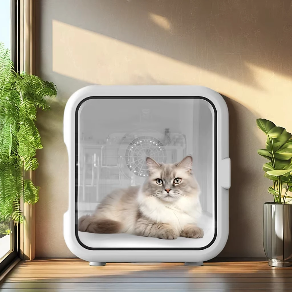 New Design Automatic cat washing machine quiet bottom air blower cat air blower household pet hair dryerIntelligent Pet Dryer