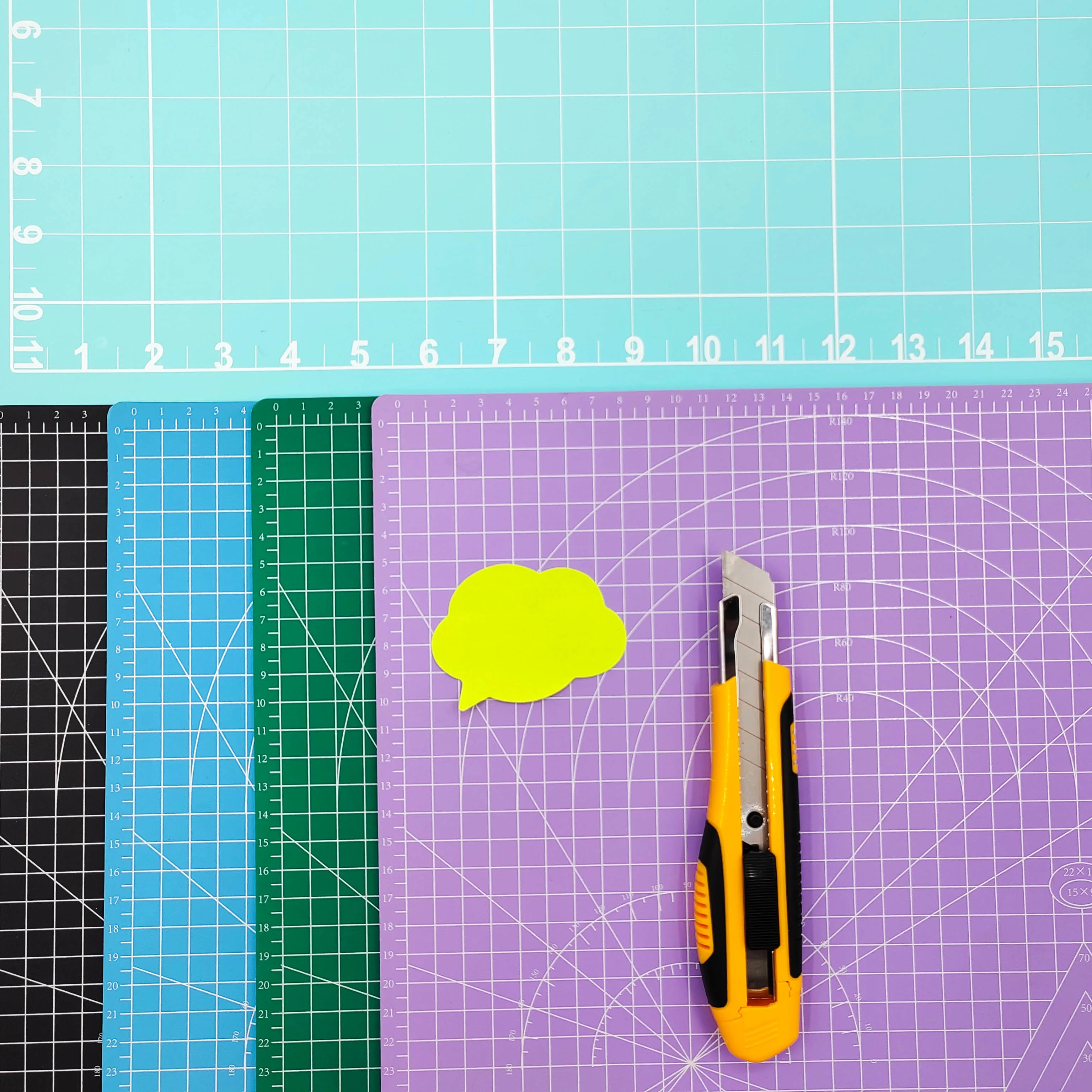 Wholesale Art Tools Cutting Mat Customized Logo Pvc A1 A2 A3 A4 Cutting Mat for table art craft