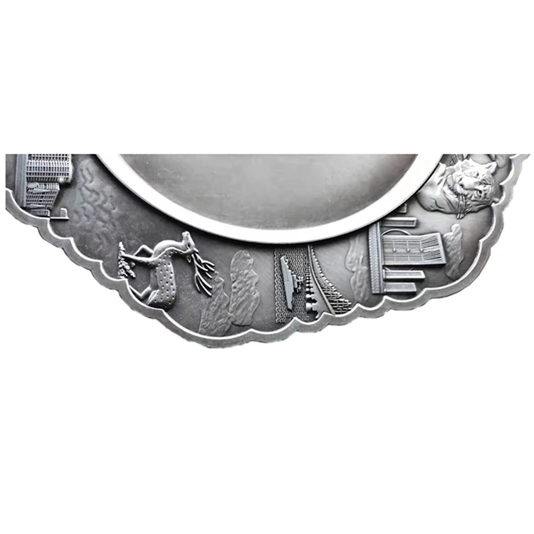 
Bronze gold metal plate / Memorial Award / metal medal 