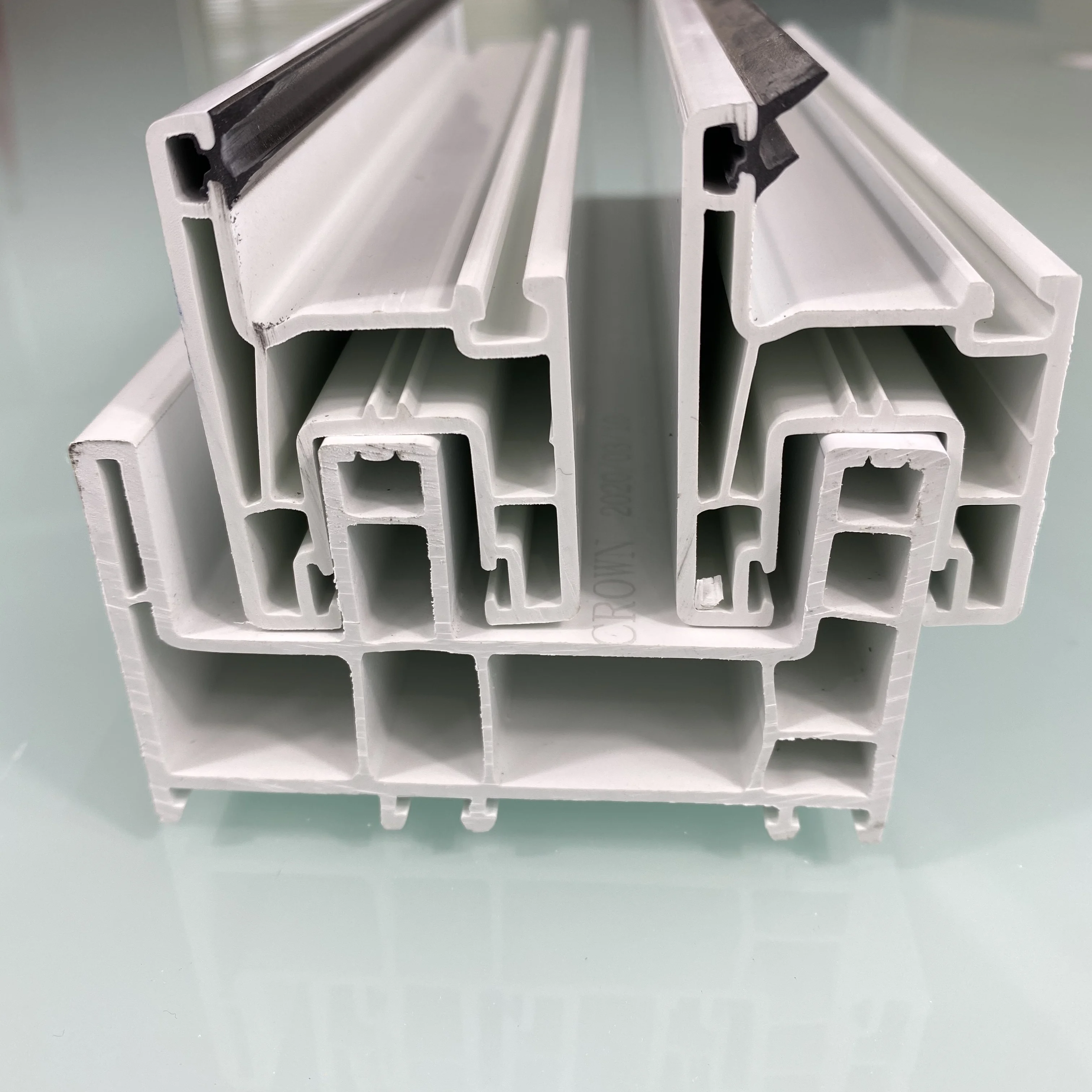 Baydee 88 Series White UPVC Profile for PVC Sliding Windows and Doors