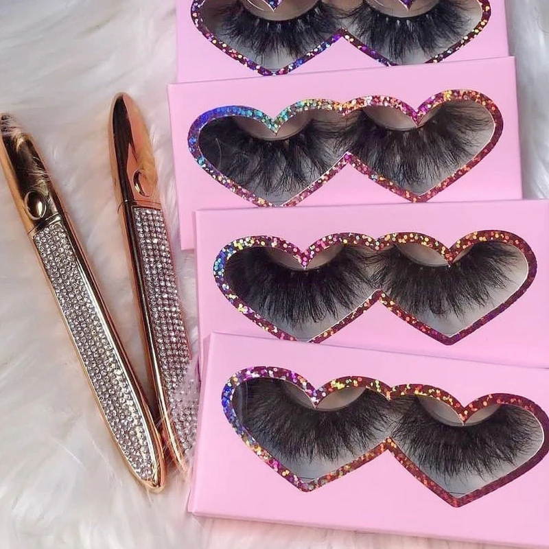 wholesale fluffy 3D real mink DD curl lashes 20mm 25mm volume eyelash manufacturer