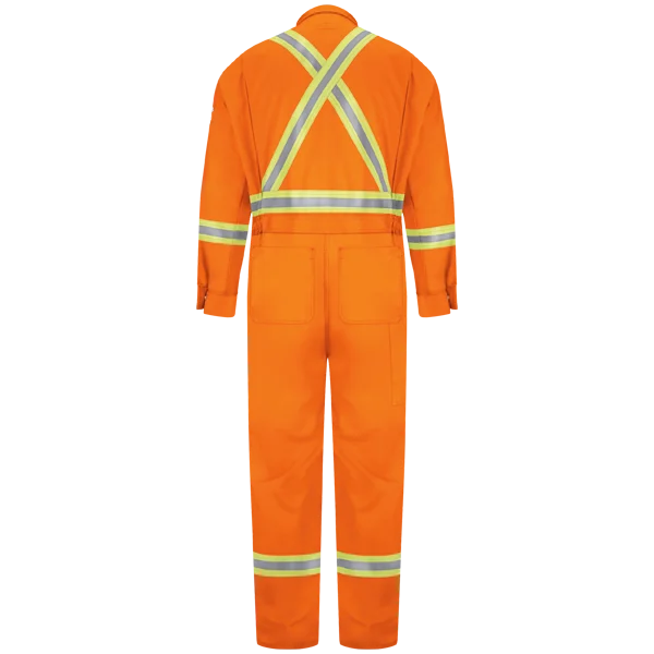 Offshore Reflective Safety Coveralls 100 Cotton  Oil Rig Working Short Sleeve Coverall