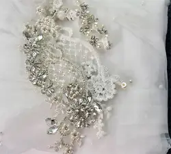 Latest Design Bridal Cape Cathedral Wedding Accessories Veil Long Bolero Rhinestone Pearl Handmade Bridal Shawl