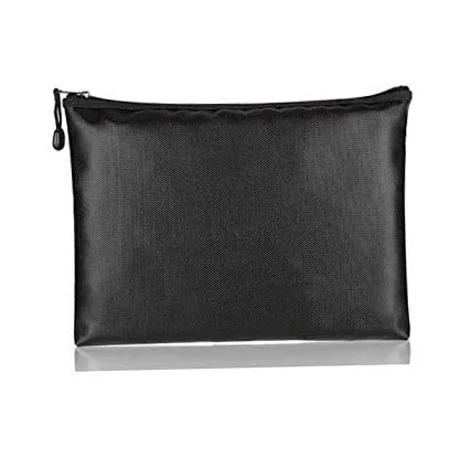 Fireproof Document Bags Fire Safe Box Waterproof and Fireproof Money Bag Fire Resistant Safe Storage Pouch with Zipper for A4