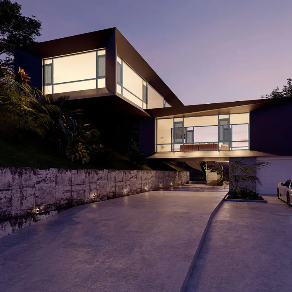 Window agent standardized production thermal break aluminum casement  windows