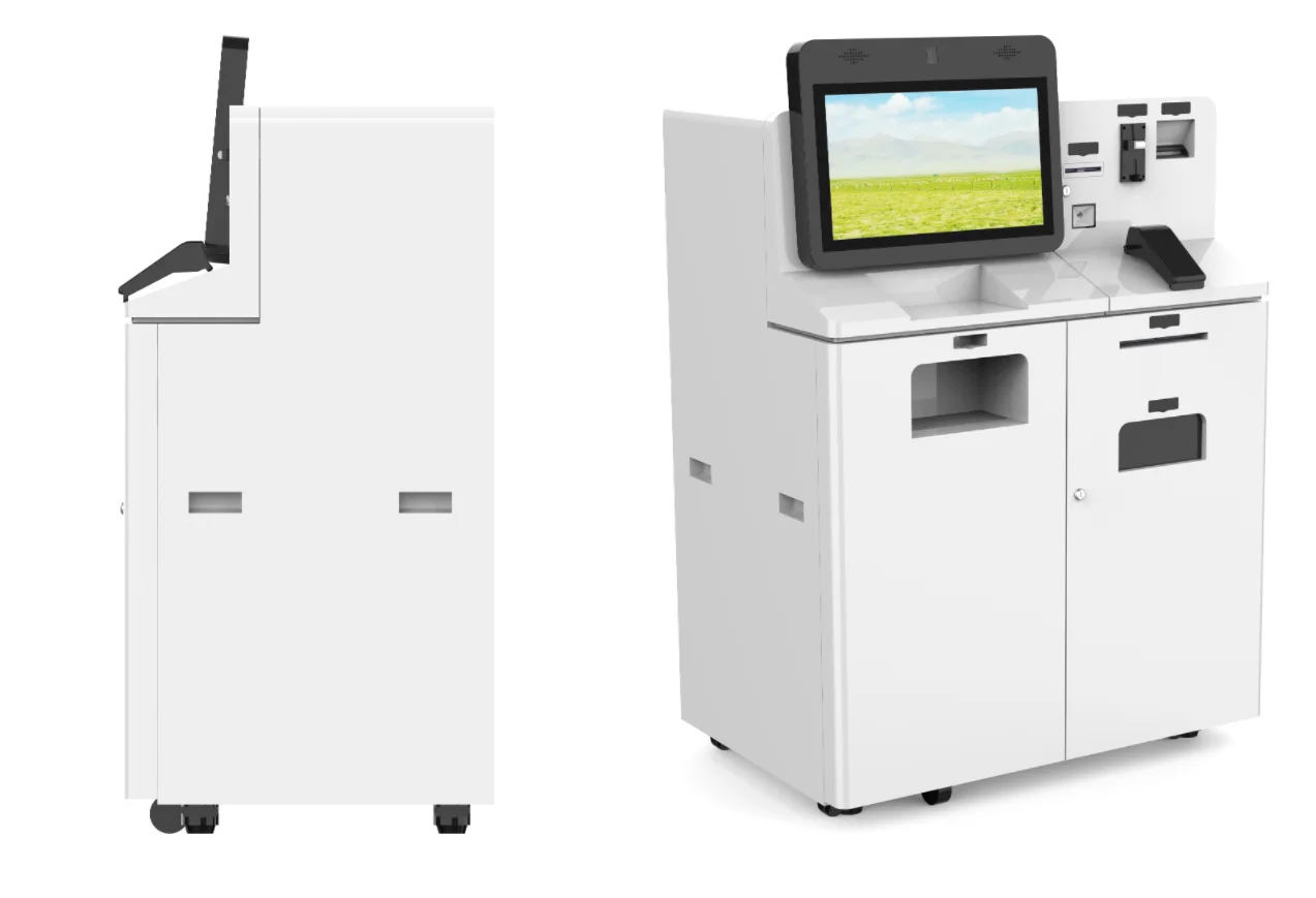 Smart Self Service Bank ATM Machine Vtm Machine Video Virtual Teller Machine Kiosk Manufacturer