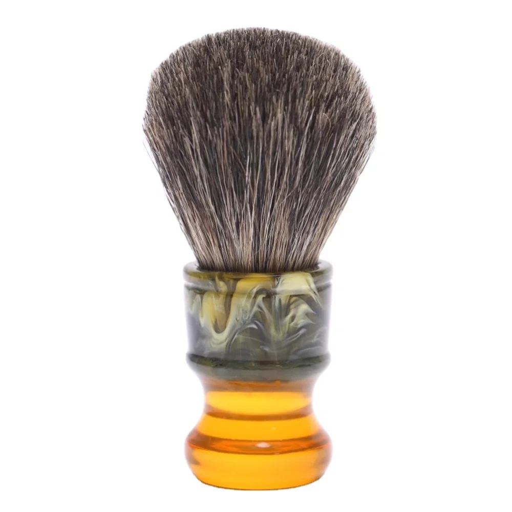 Мужские кисти для влажной бритья RTS Yaqi, 22 мм, чистый барсук, ручка из смолы, 100%