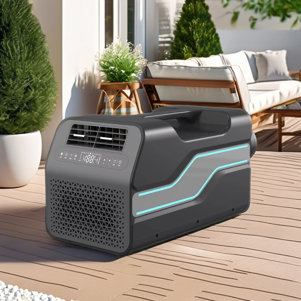 Car Outdoor Garage Portable Air Conditioner Energy Saving Camping Air Conditioner Mini Small Tent Air Conditioner for Hotel