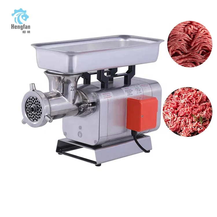 HF22 12 32 Heavy Duty Automatic Meat Grinder Machine  Whole Fish Grinding Machine  Meat Cutter Machine for Mincing  Pork Chicken