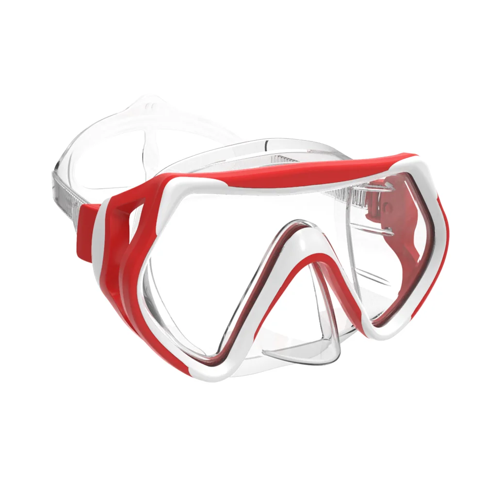 ZLF Kid Diving Goggle Red Green Yellow Colorful Customized Big view scuba HD underwater Diving Mask M011