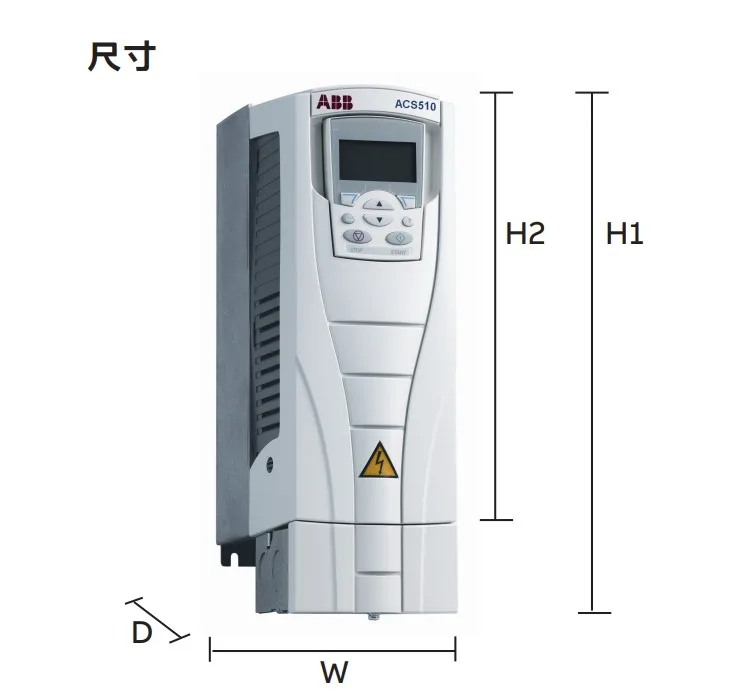 For ABB original ACS510 series inverter ACS510-01-012A-4 5.5kw input three-phase 380V-480V Special for fan and water pump