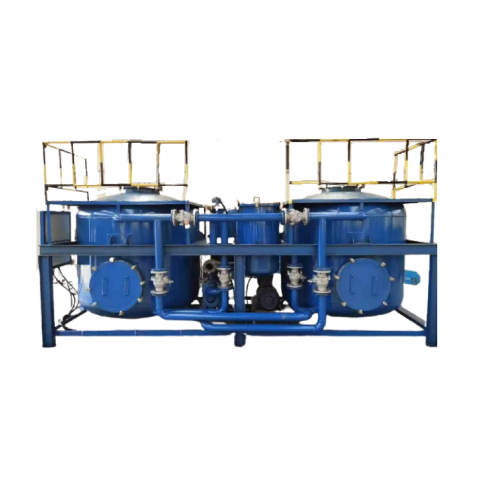 1.5m diameter filtration tank black oil refining machine