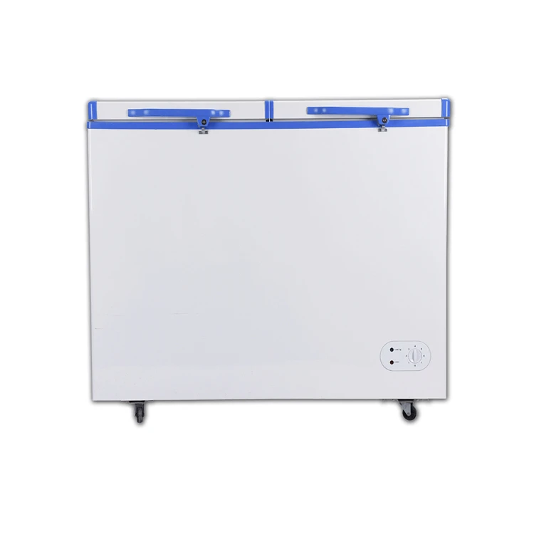358 liters solar battery powered refrigerator dc 24v deep chest freezer