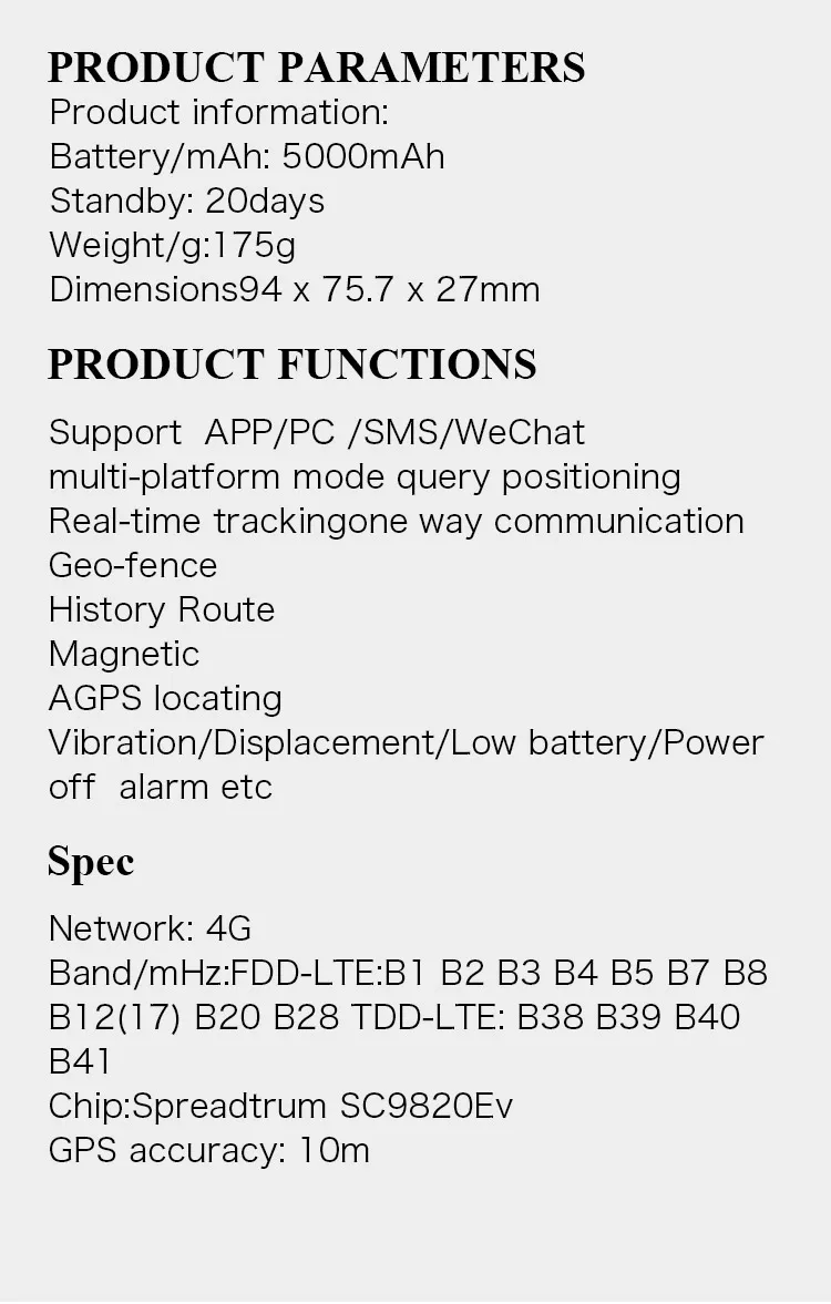 TK905 4g Мини gps Магнитный трекер устройство отслеживания