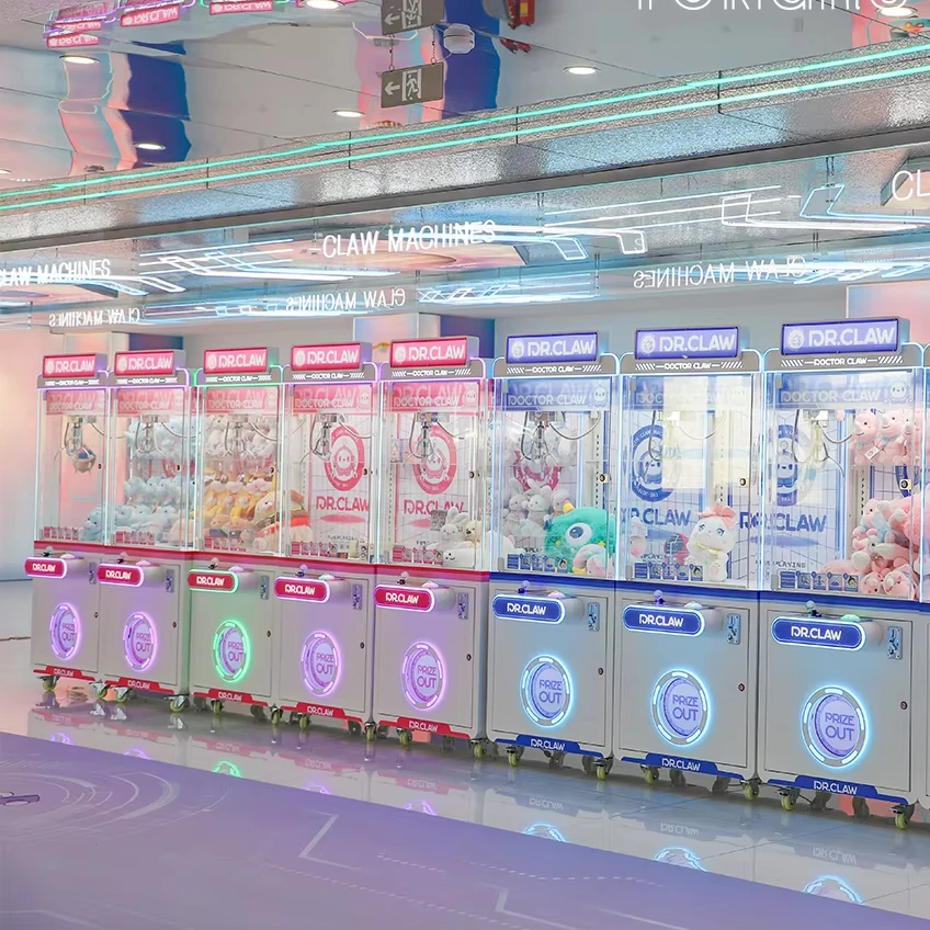 Token Arcade Prize Machine Plush Doll Toy Machine Playground Arcade Game Center Crane Claw Machine Coin Operated games Amusement