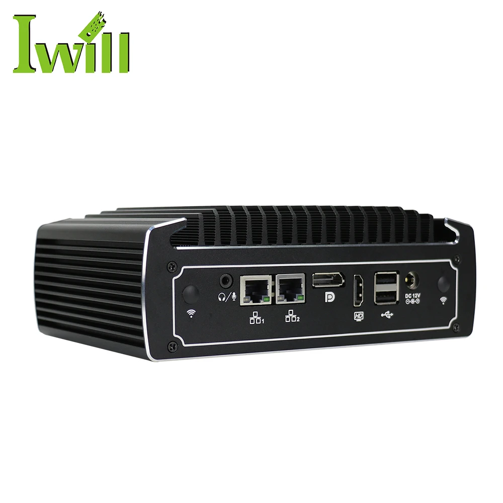 Upgraded Mini PC N3022 i5 10310U with 2*COM 6*USB Support SATA  RAID 0/1 VESA Wall Mount