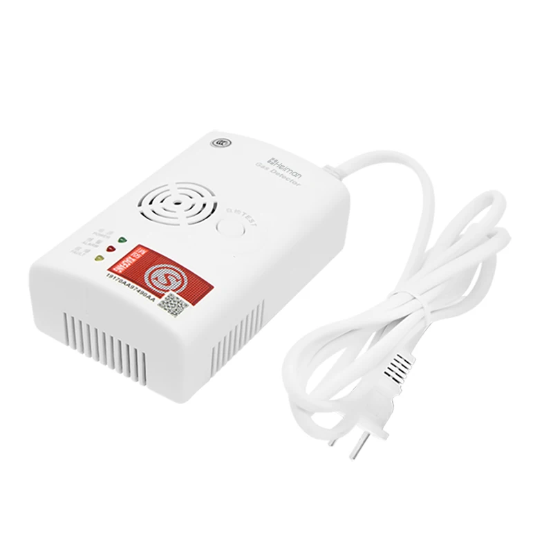 fire safety independent gas leakage detector alarm AC220V or 110V gas detector leak alarm