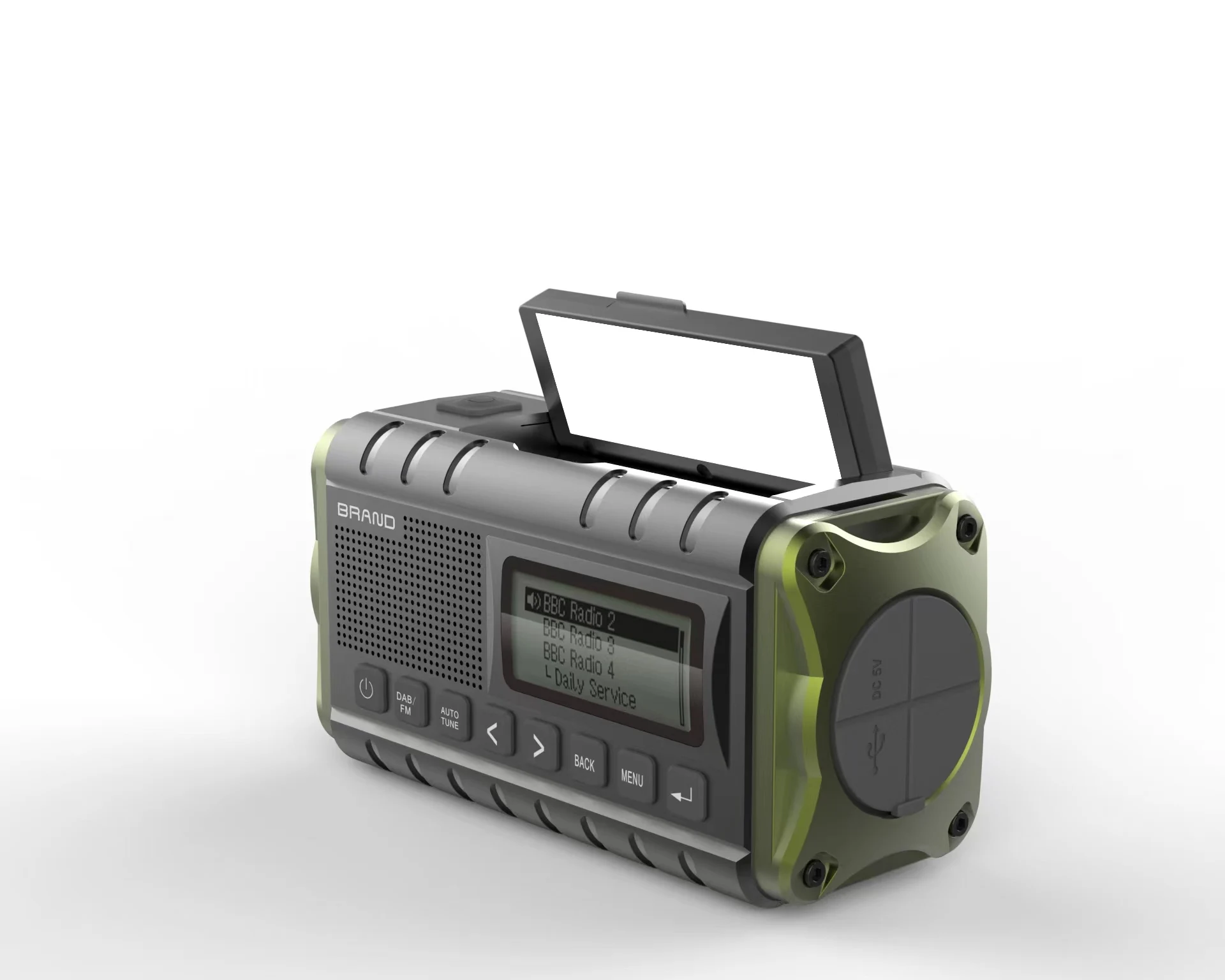 Portable Radio DAB Radio Fm Receiver 10000mAh High-Capacity Battery Wireless Digital Radio With Bluetooth Funtion