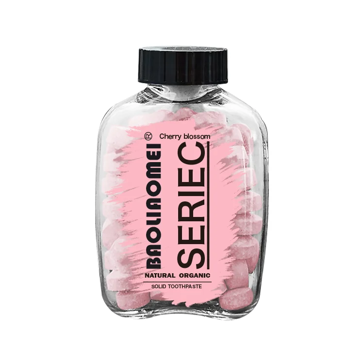 Оптовая продажа, OEM, удаляемые пятна на поверхности, фторид перечной мяты бесплатно для путешествий, экологически чистые антизубные таблетки для отбеливания зубной пасты