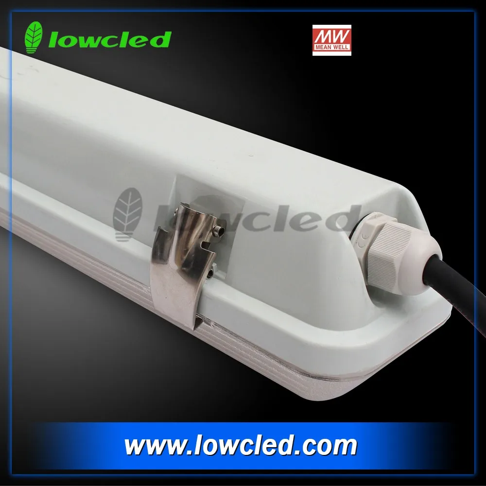 Led Tri-proof Lamp Explosion Proof Vapor Tight Fixture T8 Fluorescent Light Fixture Cover Clips