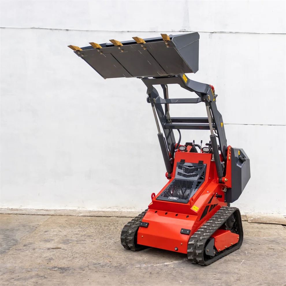 China High Quality  EPA Diesel Engine   Mini Skid Steer Loaders With Attachments