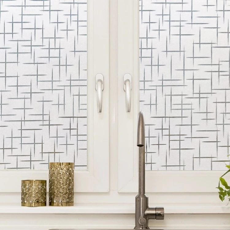 Декоративная оконная пленка, дизайнерская стеклянная пленка S019, стеклянная бумага