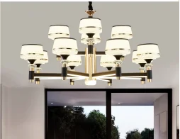 Chandelier duplex building villa hollow hall crystal lamp hotel lobby LED luxury lamps