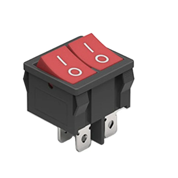 RS50202 SpecialOn/Off Mini Double Button Rocker Switch 12V Hot Selling Waterproof Switch