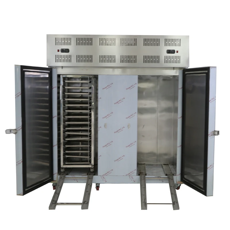 Stainless steel blast freezer chiller storage refrigeration unit with 30 trays