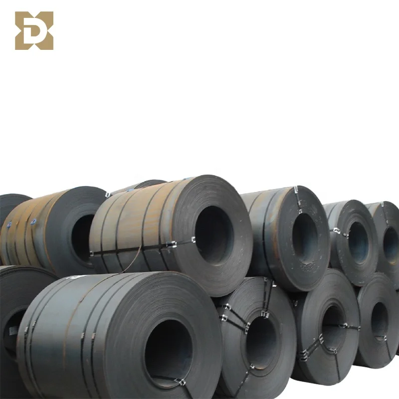 Low Mild 1.5mm Ms Ss400 A53 Q235b  Carbon Steel Coil Q345 S235jr HRC Hot Rolled Carbon Steel Strip