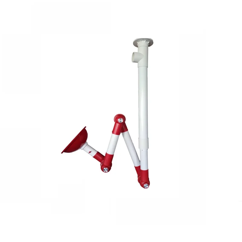 Wall mounted welding dust extractor arm hood chemical fume extraction arm for School Workshop Hospital Warehouse Use