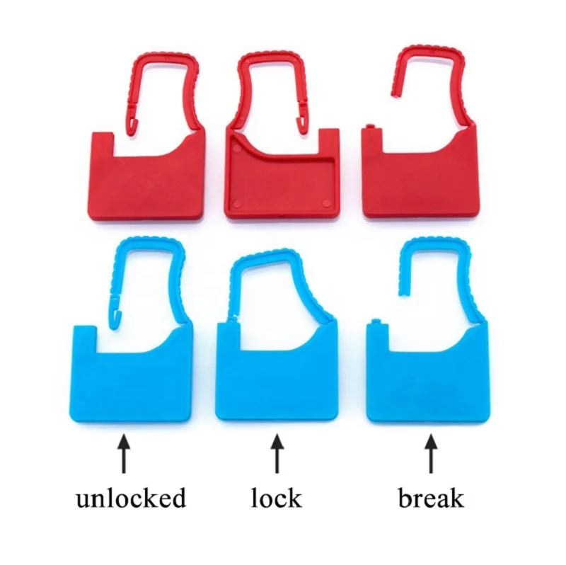 High Quality Clothes String Plastic Seal Cord Punch Disposable Label Hang Tag