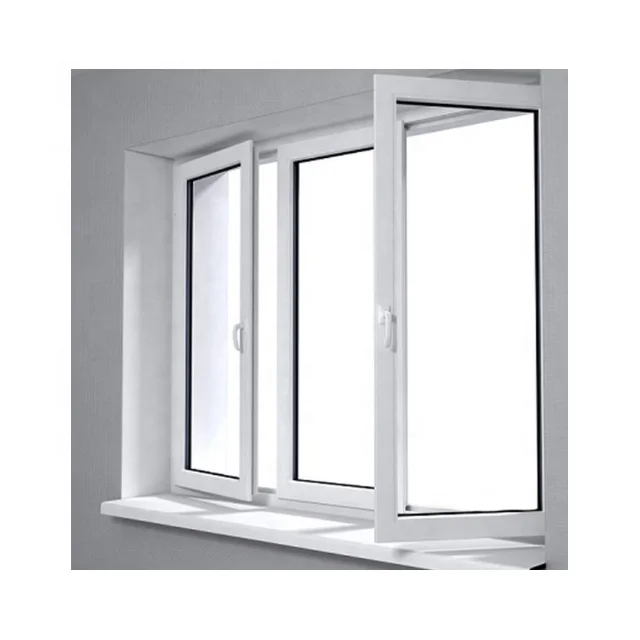 High Quality Plastic Window Swing Windows PVC Casement Window and door vinyl windows